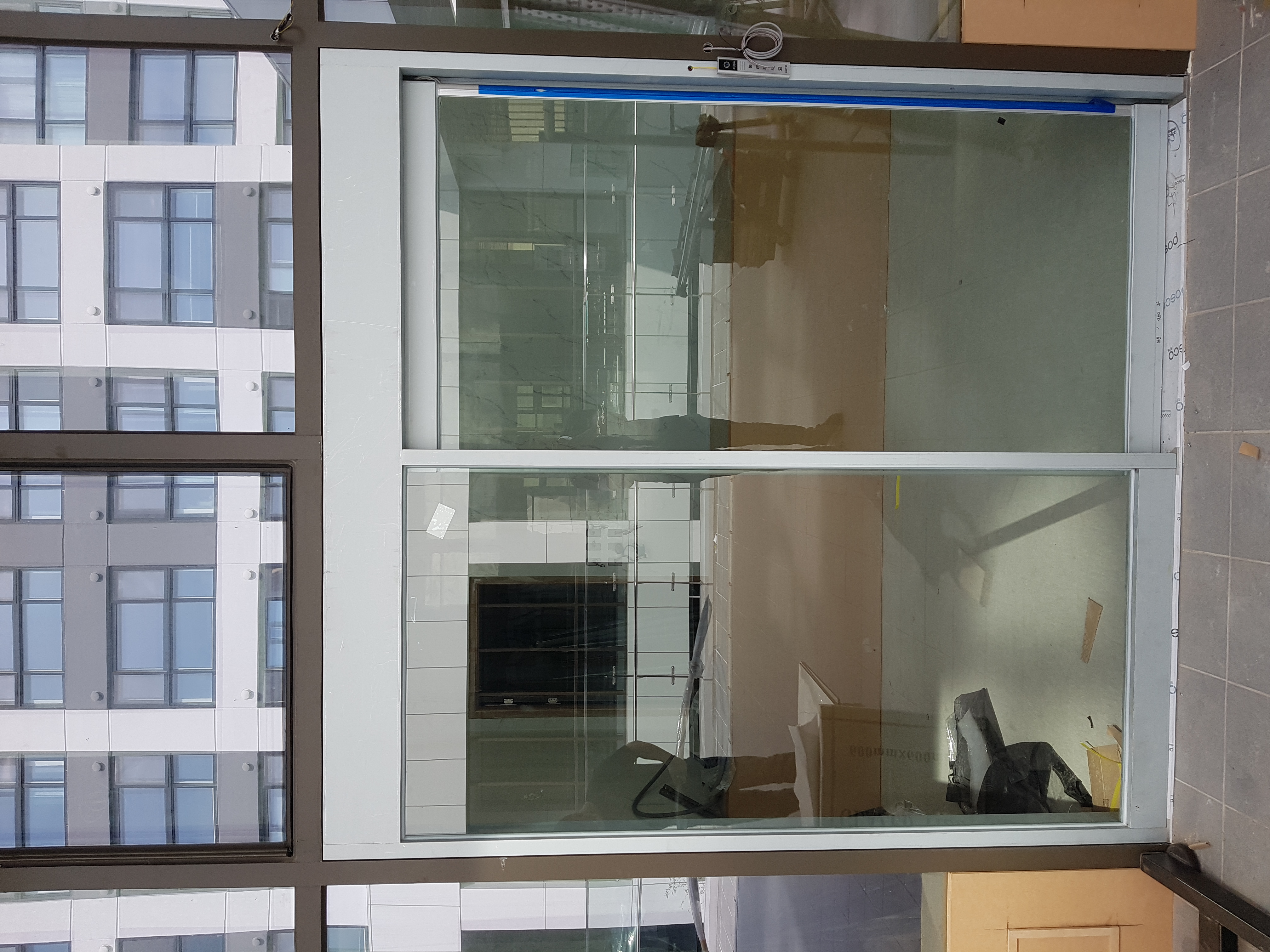 인천 송도 상가 편개자동문