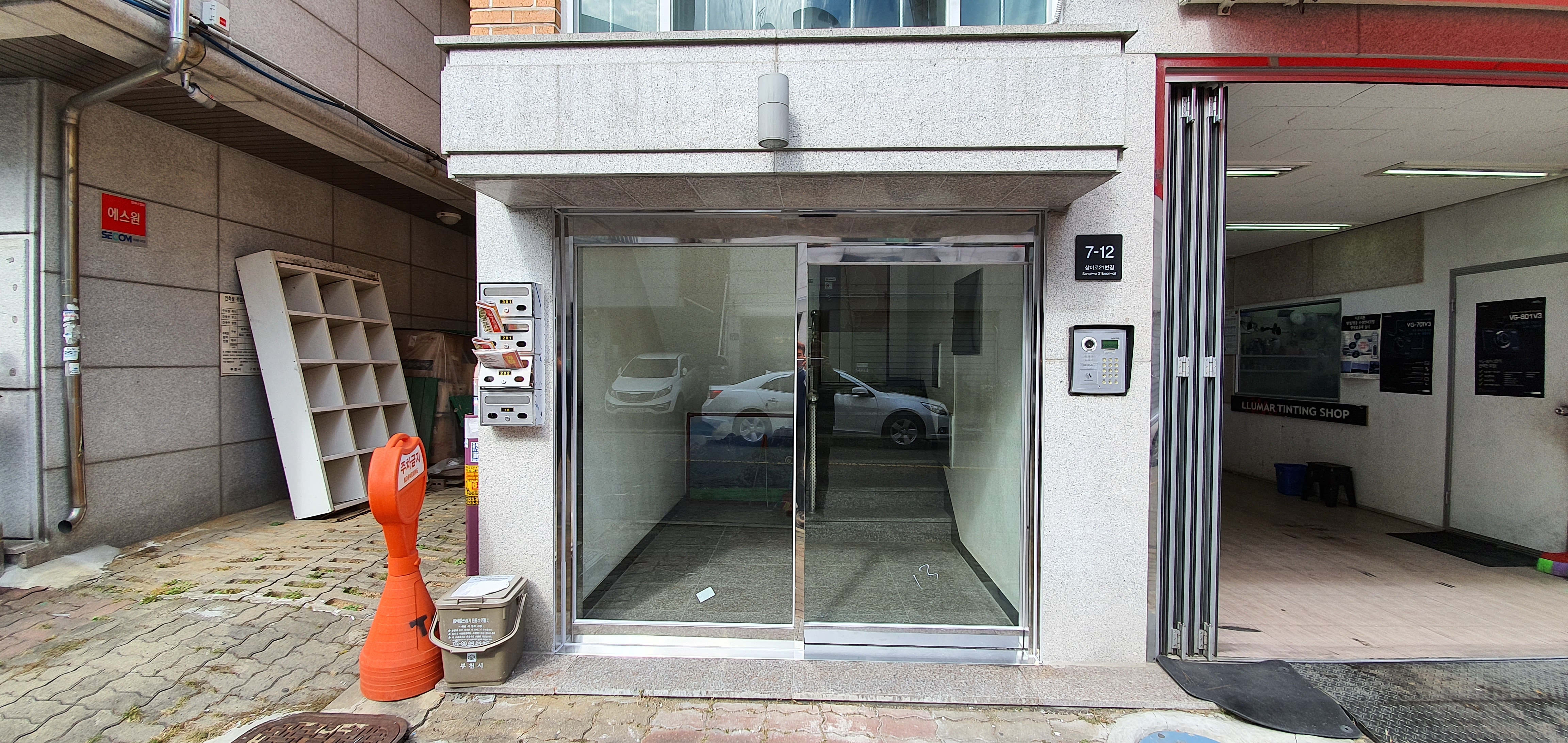 인천 빌라 현관 자동문