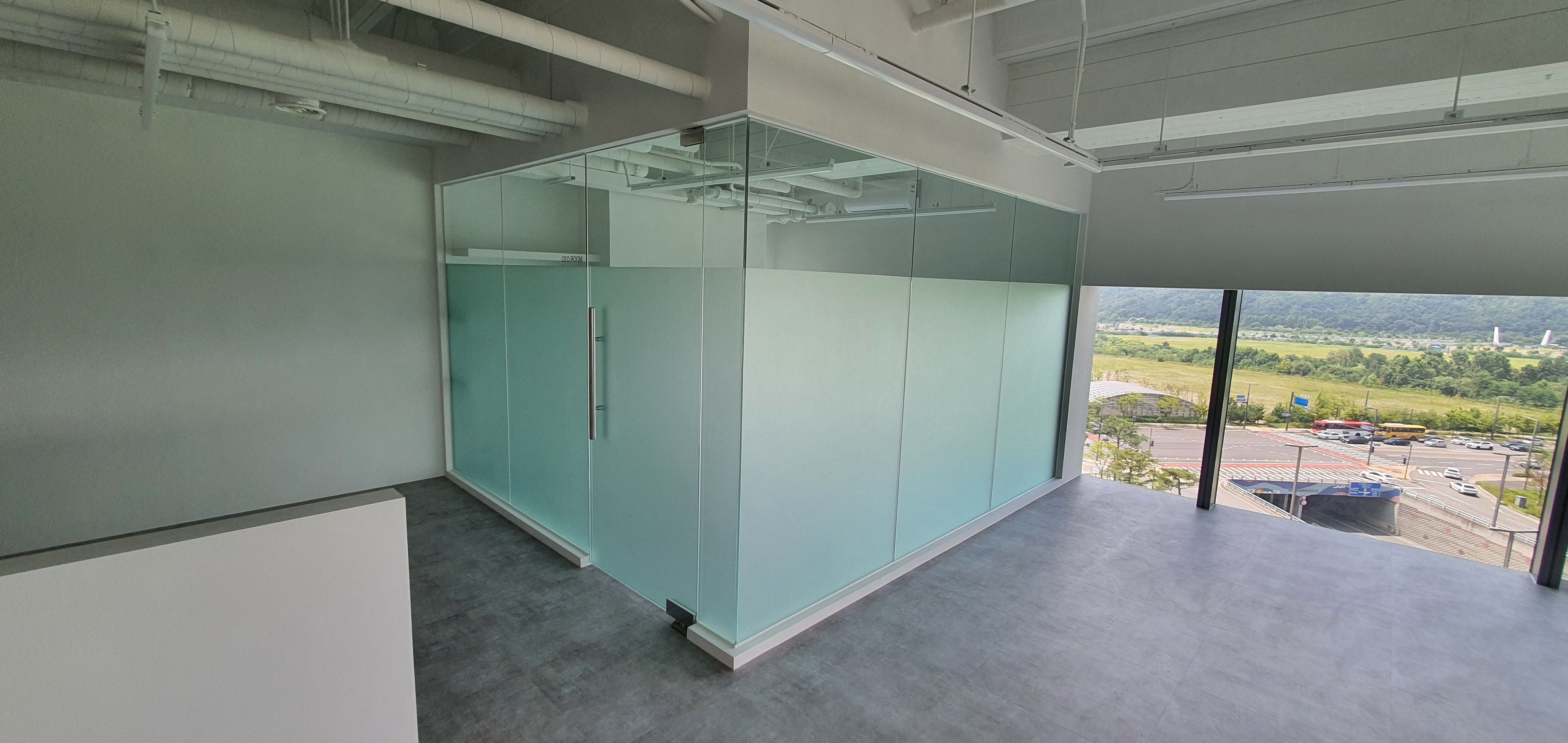 화성시 동탄 지식산업센터 유리파티션