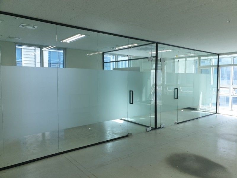 평택 지식산업센터 유리파티션