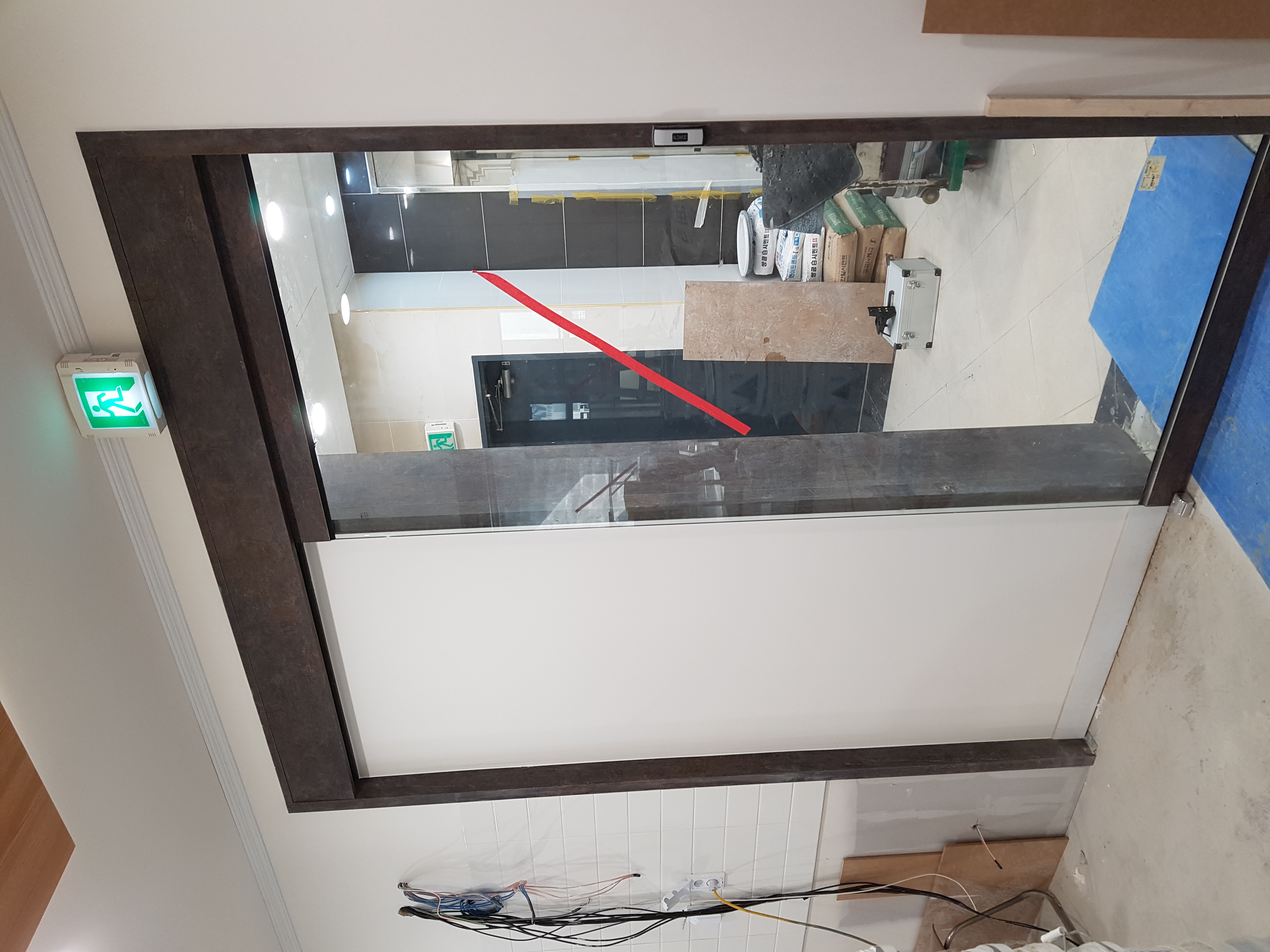 구로구 스터디카페 주출입문 편개자동문